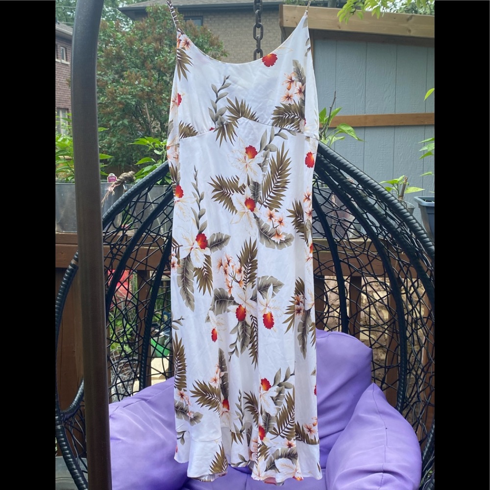 Hawaiian Spaghetti strap  Beach Sun Dress Orchid collection